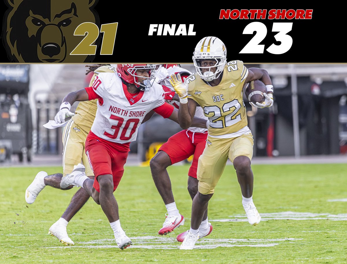 SOCGoldenBearFB's tweet photo. Week 2️⃣ Final ❕

#TheMecca | #GCOYK https://t.co/1eYg7Jl9EY