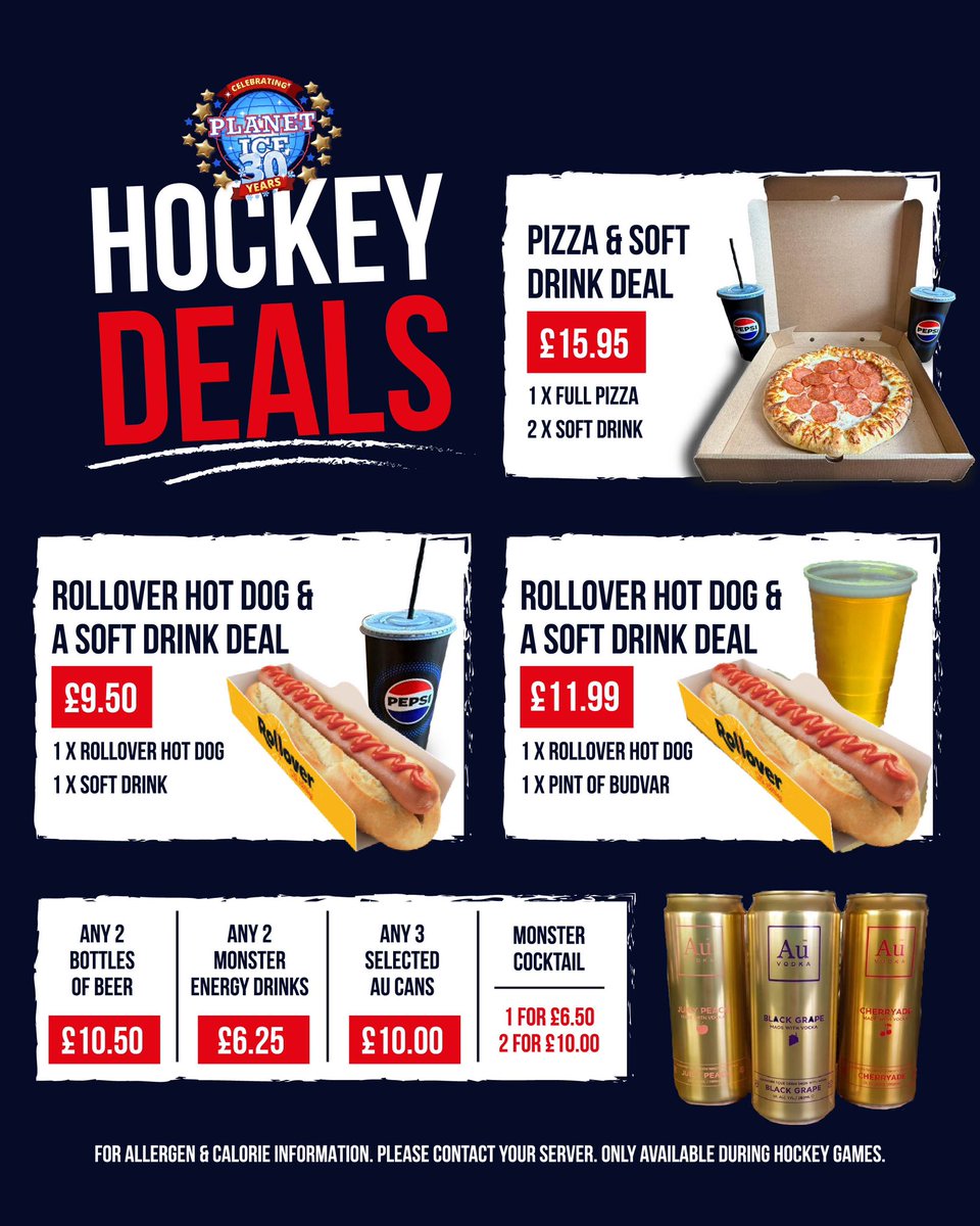 WidnesWild's tweet photo. 𝗚𝗔𝗠𝗘𝗗𝗔𝗬 𝗙𝗨𝗘𝗟! 🍔

Planet Ice has created a range of food &amp; beverage offers during Widnes Wild games for the 26/27 season! 🙌

Don’t forget to check out the Planet Ice Café tonight while you’re at the Jungle! 👀

#LETSGOWILD #REWILDING https://t.co/4bmUCxEfdi