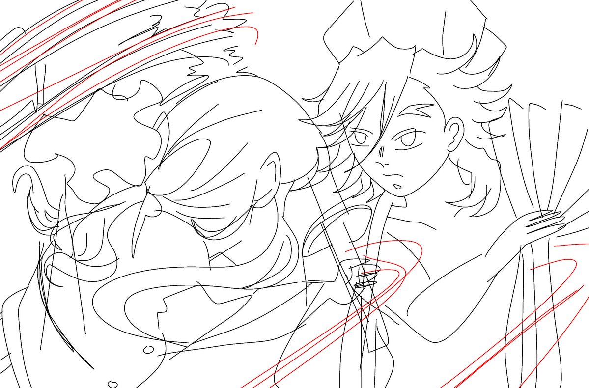 AP15697's tweet photo. Sketch vs final btw https://t.co/YgAvHra3yi