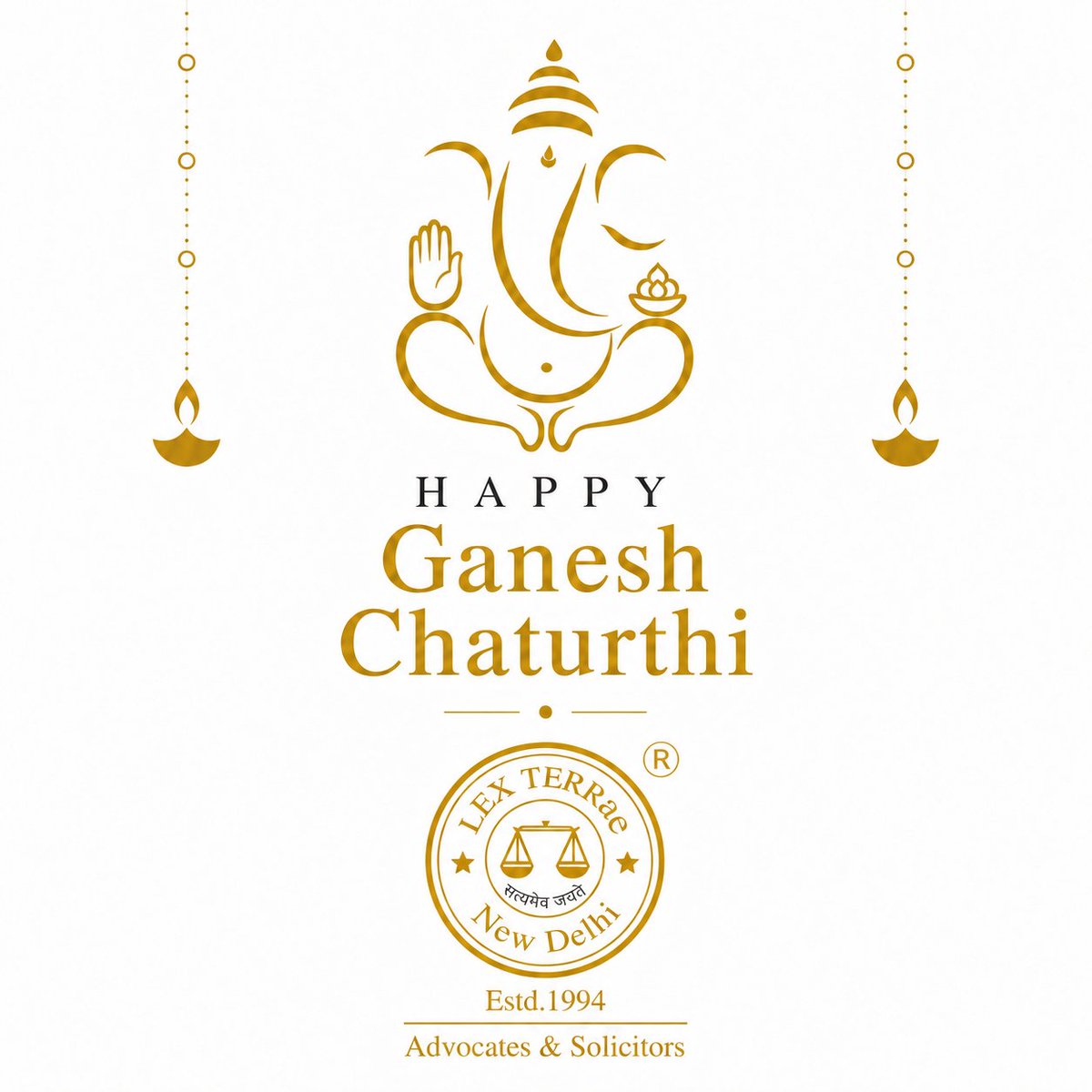 2LexTerrae's tweet photo. ॐ गं गणपतये नमः

We bow to Lord Ganesha, the harbinger of wisdom and prosperity. According to Hindu tradition, Lord Ganesha's presence is believed to guide us towards clarity, success, and righteousness.

Lex Terrae draws its inspiration from humbling & enduring values of Ganesh Chaturthi. Wishing everyone a joyous, peaceful, and blessed Ganesh Chaturthi. May Lord Ganesha bless us with new beginnings! Ganpati Bappa Morya!

#GaneshChaturthi #GaneshChaturthi2026 #GanpatiBappaMorya #Ganeshotsav #HappyGaneshChaturthi #LexTerrae #AdvocatesAndSolicitors #LegalCommunity #FestiveGreetings #LawFirmLife #WisdomAndProsperity #Vighnaharta #IndianFestivals #FestiveVibes

@MinOfCultureGoI @MIB_India @PIB_India @mygovindia  @2LexTerrae @toajaytyagi @totyagiakash @NikunjAroraa @Sheetal01474473