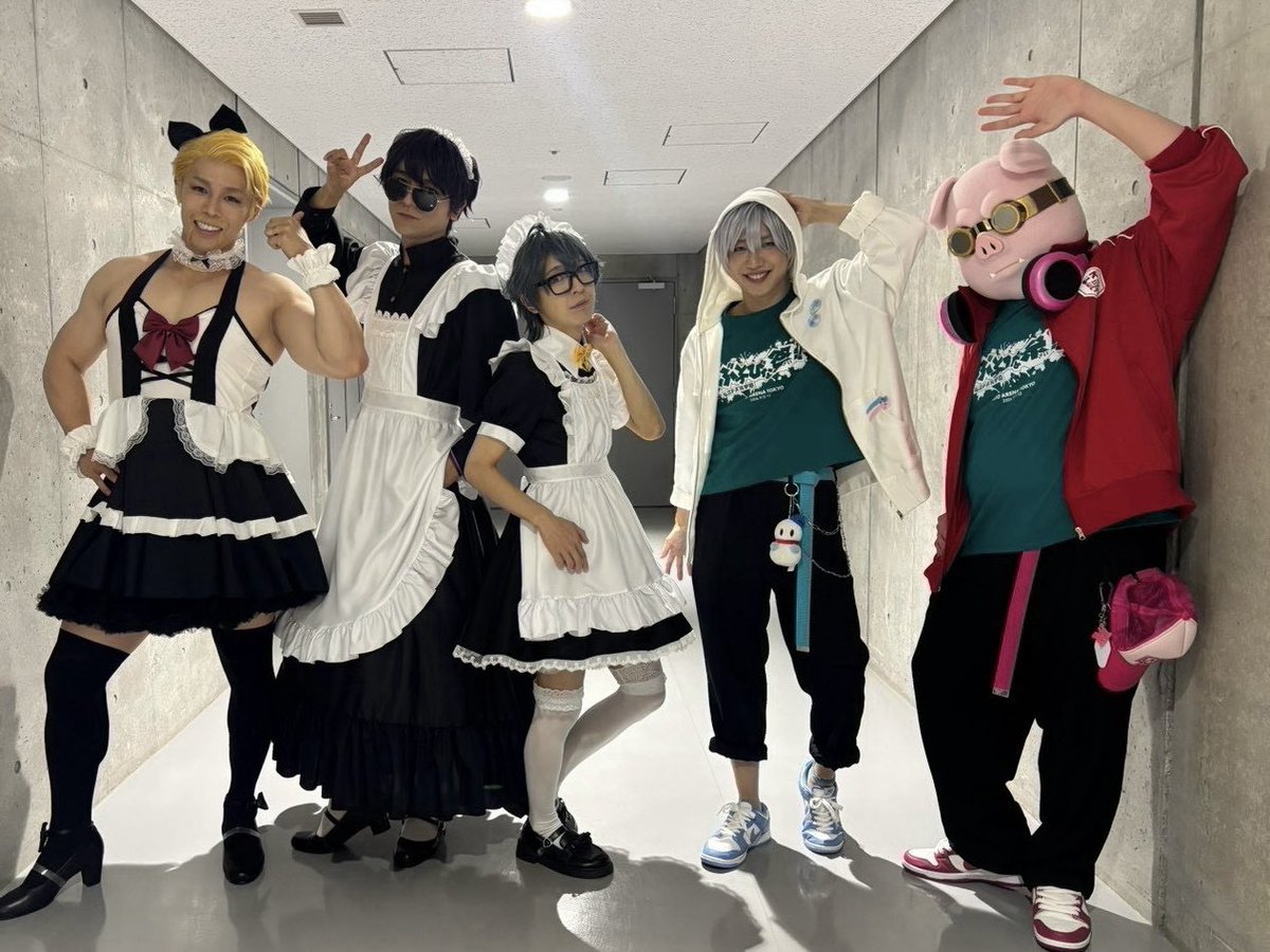 ojiro_sano's tweet photo. 私立ドズル学園 #ぶっとびな祭！！
演劇部の寸劇パートにて
ぼんじゅうるさん役で出演させていただきました
ご来場いただいた皆様、スタッフ関係者の皆様、そしてドズル社メンバーの皆様
本当にありがとうございました

ぼんさん、アドリブ多すぎます、、、笑
めっちゃ楽しかったです🍆
#ドズル社 https://t.co/S8gqdwY2OT