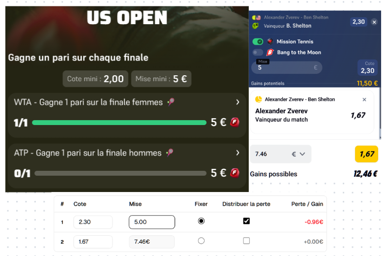 ProloDuBet's tweet photo. Défi finale tennis homme #Winamax 🚨

-0.96€ ou remboursé (couverture #Betclic), oubliez pas de cochez "Mission tennis"

💬 Vous le tentez ?
🔄 RT + Follow pour d'autres défis

#TeamParieur #Freebet #Betclic #Unibet #PMU #Winamax https://t.co/AZOB2d99PA