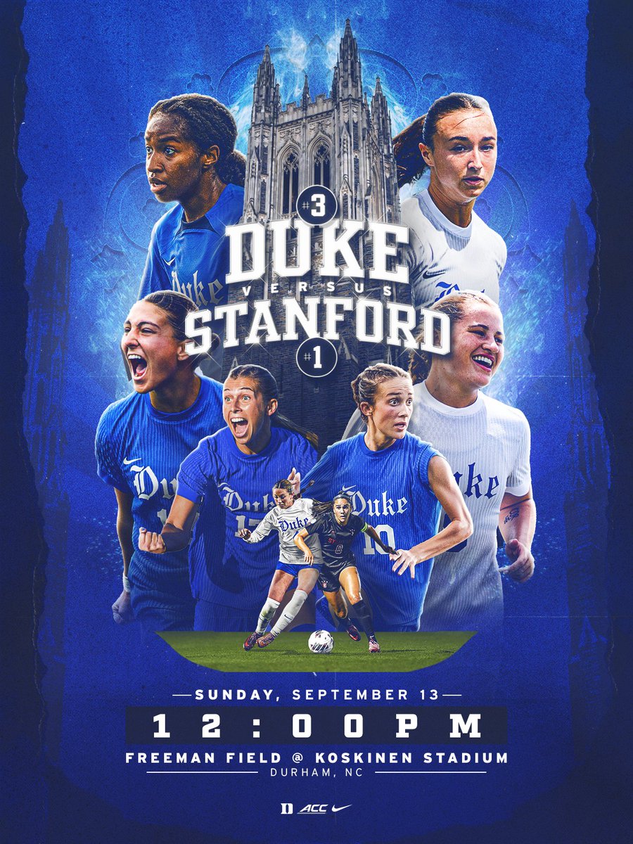 DukeWSOC's tweet photo. It's Match Day in Durham 🫨

📺 @accnetwork 
📊 https://t.co/DNtpxSV8x6
🎟️ https://t.co/FqnMKglFcT
🗞️ https://t.co/QTa76sEqTc https://t.co/kju7yHfYxr