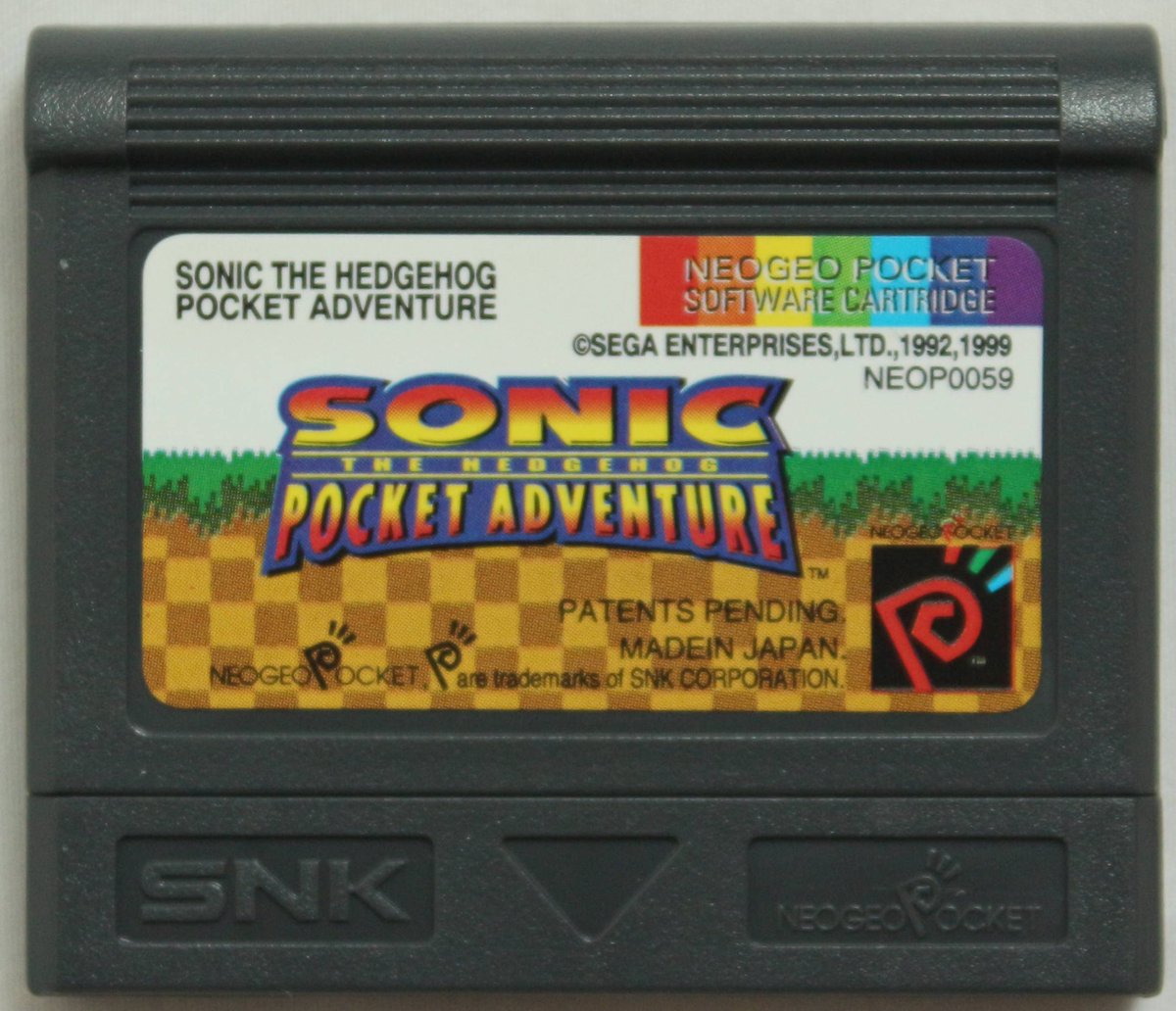 COTW_SNK_NeoGeo's tweet photo. Sonic the Hedgehog Pocket Adventure Euro version, cart and PCB.
#Sonic #SNK #NeoGeoPocketColor #NeoGeo https://t.co/XtaMmaAa9o