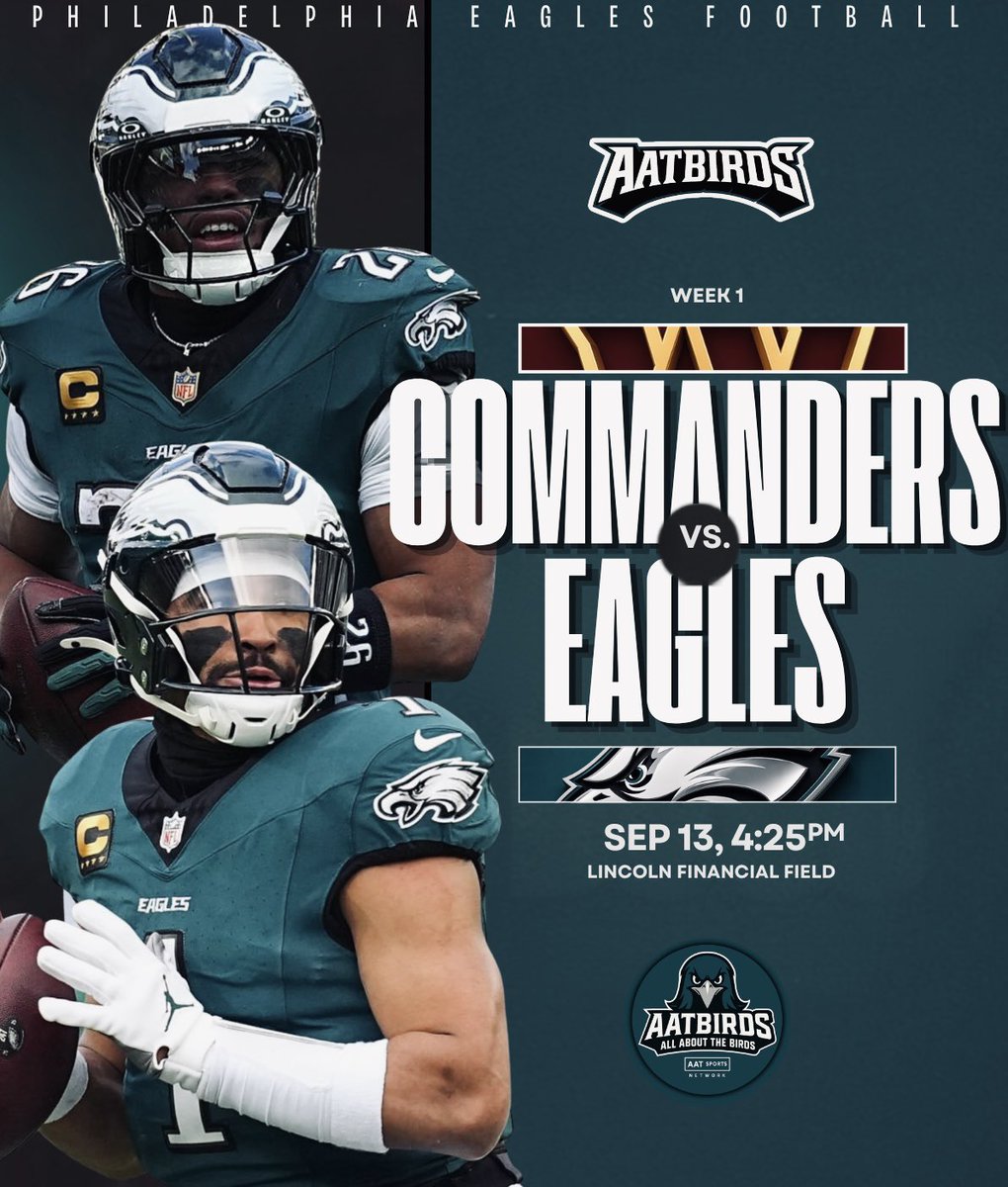 AATBirds's tweet photo. GAMEDAY!! Week 1 is Here! 

#FlyEaglesFly https://t.co/EIfUKakUlY