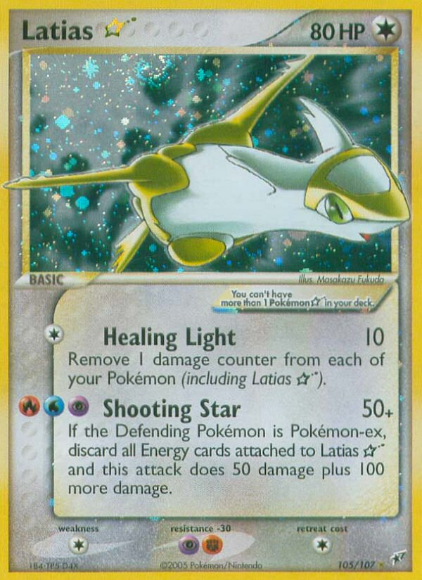 thelou7789's tweet photo. Vintage ex era chase cards are heating up 🔥
𝗙𝗲𝗮𝘁𝘂𝗿𝗲𝗱 𝗣𝗦𝗔 𝟭𝟬 𝗰𝗵𝗮𝘀𝗲 𝗰𝗮𝗿𝗱𝘀:
✦ Charizard ex (EX FireRed & LeafGreen, #105/112 holo ex): PSA 10 value about $10,000. Released August 30, 2004.
✦ Latias Gold Star (EX Deoxys, #105/107 Gold Star): PSA 10 value about $20,000. Released February 14, 2005.
𝗠𝗼𝗿𝗲 𝗵𝗶𝗴𝗵 𝘃𝗮𝗹𝘂𝗲 𝗣𝗦𝗔 𝟭𝟬 𝗰𝗮𝗿𝗱𝘀:
✦ Umbreon (Neo Discovery, 1st Edition holo, #13/75): PSA 10 value about $40,000.
✦ Shining Gyarados (Neo Revelation, 1st Edition, #65/64): PSA 10 value about $29,000.
✦ Blaine's Charizard (Gym Challenge, 1st Edition holo, #2/132): PSA 10 value about $16,000.
✦ Giratina V (Lost Origin, alt art, #186/196): PSA 10 value about $4,000.
✦ Espeon ex (Prismatic Evolutions, Special Illustration Rare, #155/131): PSA 10 value about $1,100.
✦ Pikachu ex (Surging Sparks, Special Illustration Rare, #238/191): PSA 10 value about $990.
✦ Mew VMAX (Fusion Strike, alt art secret, #269/264): PSA 10 value about $480.
✦ Charizard VMAX (Champion's Path, rainbow secret, #074/073): PSA 10 value about $280.
#pokemon
#pokemonTCG
#poketruth