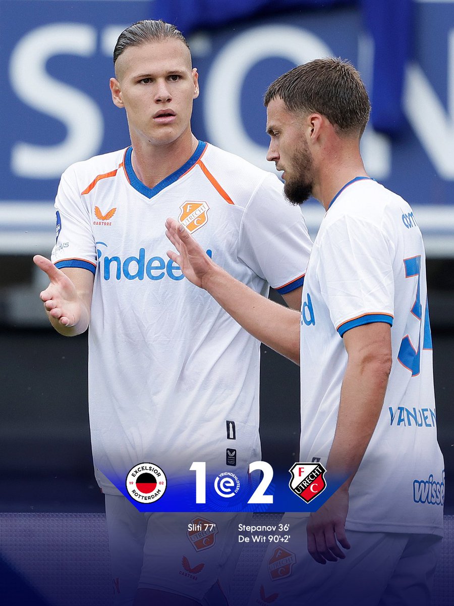 eredivisie's tweet photo. FC Utrecht grijpt 𝗱𝗲 𝗲𝗲𝗿𝘀𝘁𝗲 𝘇𝗲𝗴𝗲 van het seizoen in de slotfase! 💪
#EXCUTR https://t.co/afB4802Xzb