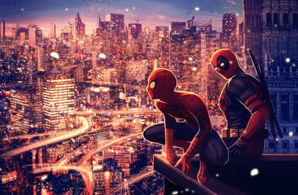 _1209b's tweet photo. #spideypool #spiderman #deadpool

이건 거 뭐냐 덷거미다. https://t.co/he4DCXaT6A