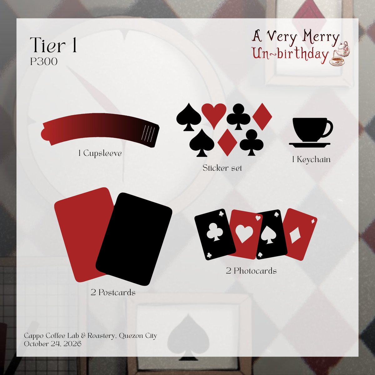 galaxisprod's tweet photo. Gather, dear guests!

We're delighted to give you a sneak peek of what you should look forward to at the un-birthday party. Oh, dear—the Queen of Hearts has decided to open pre-registration in a few days?! Well, better make haste with your decisions. See you then! 🕐 https://t.co/AP4hox59cg