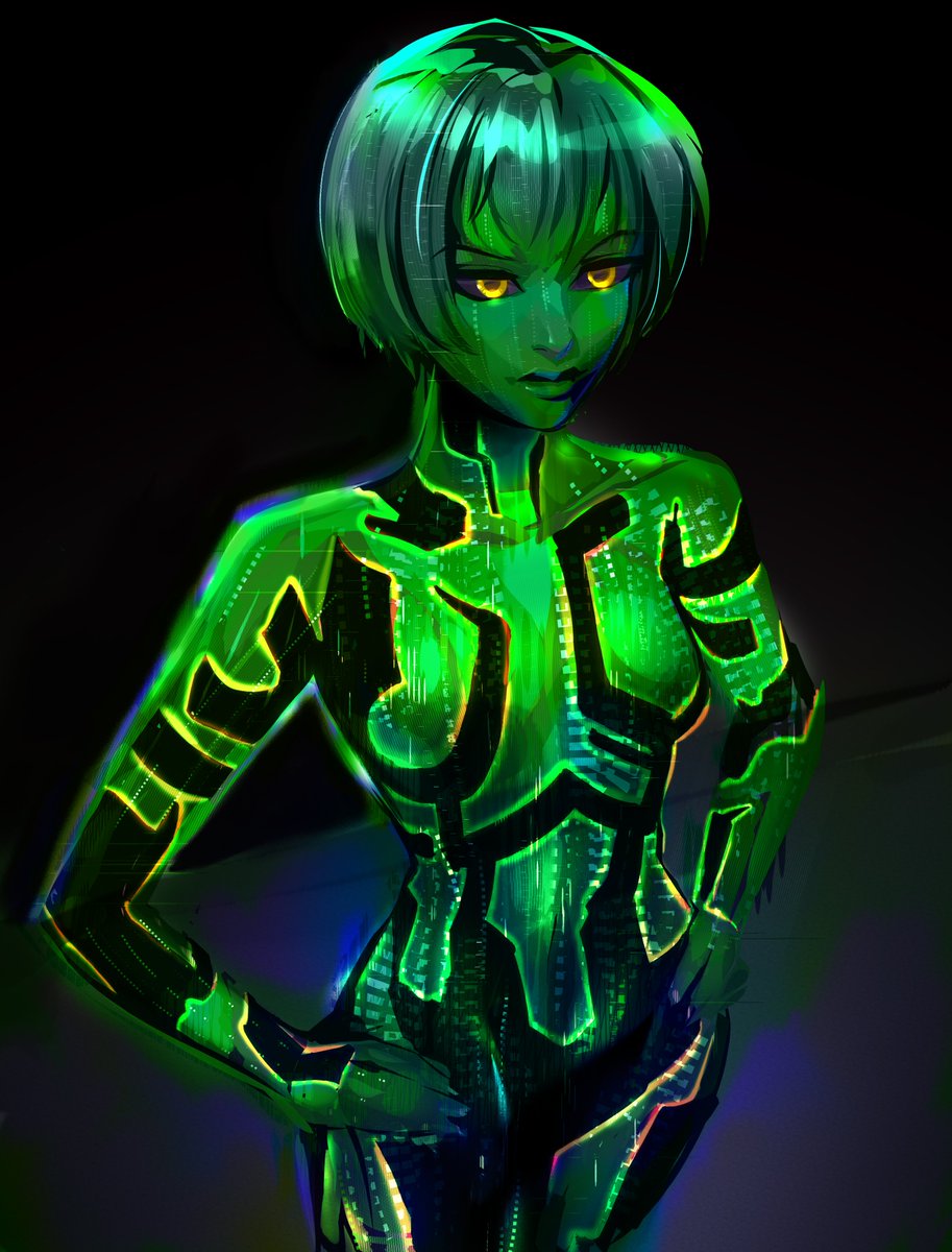8log4ICY's tweet photo. I gotchu,

redraw green Cortana from the OG Halo CE https://t.co/9hiSxncf0u