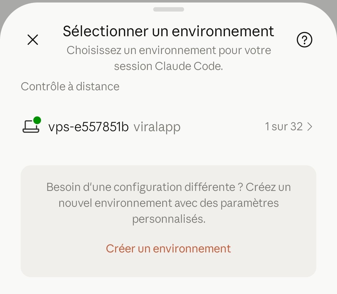 mendo_dev's tweet photo. Mon bureau c'est un bus ou une rame de métro maintenant

J'étais frustré quand je pouvais pas dev dans les transports.

Je suis souvent en déplacement à droite à gauche ducoup j'ai installé Termius pour ssh sur mon VPS

Je lance la commande claude rc (remote control) dans le dossier du projet, et j'ouvre Claude Code direct sur le tel

C'est trop pratique pour réfléchir sur des features, utiliser des skills, lancer des builds etc.

Vous faites comment vous ?