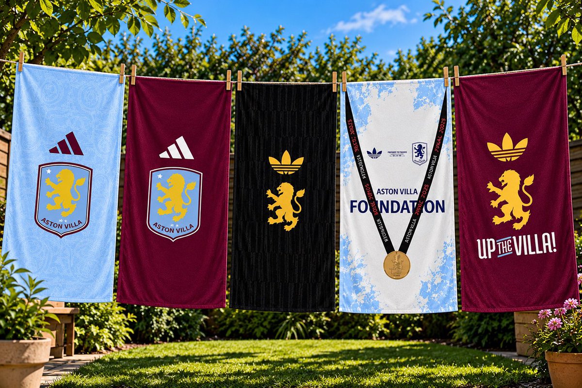 theavfcfaithful's tweet photo. 🚨 #AVFC TOWEL GIVEAWAY 🚨

Fancy winning an Aston Villa towel? 👀⚽️

We’ve teamed up with Smiggy Prints to give ONE lucky fan their very own towel! 🏖️🔥

To enter:

➡️ Follow @SmiggyPrints &amp; @theavfcfaithful 
🔄 RT This
👥 Tag a fellow Villan below! https://t.co/LSj3KiN2PF