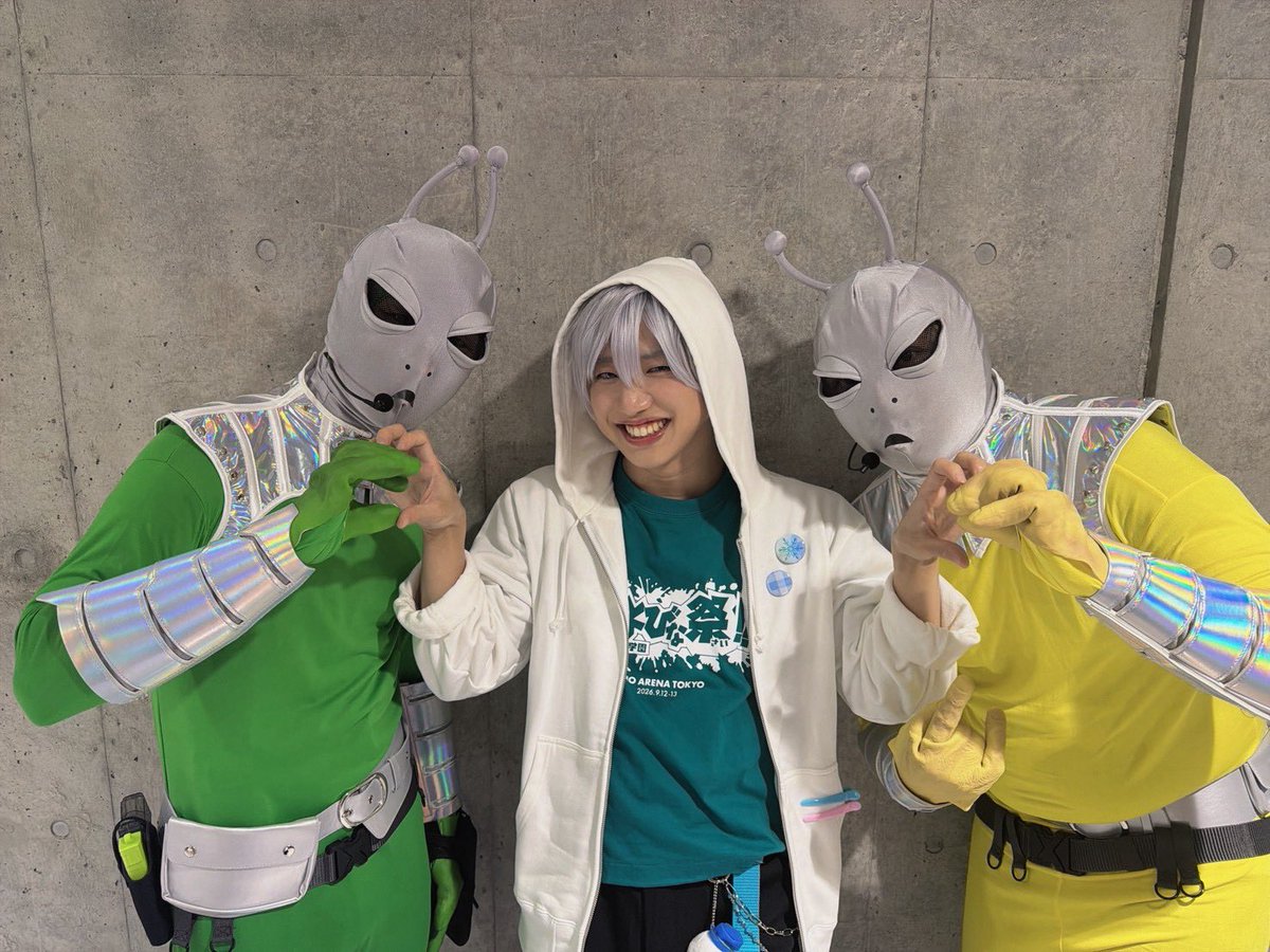 HiROTO_PROUD's tweet photo. #ぶっとびな祭

私立ドズル学園ぶっとびな祭！！

アノアトモ　アソンデ　クレタ！！👽👽 https://t.co/ubkTIUR63i