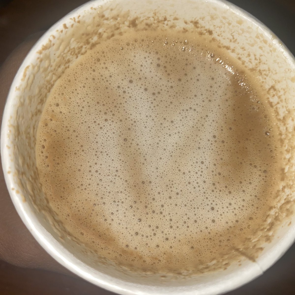 GiowingPain's tweet photo. I ordered a hot coffee for delivery. The barista delivered it himself and apologized in case the heart was ruined. I said it wasn’t ruined and was still heart shaped. https://t.co/CNqJ38eciO