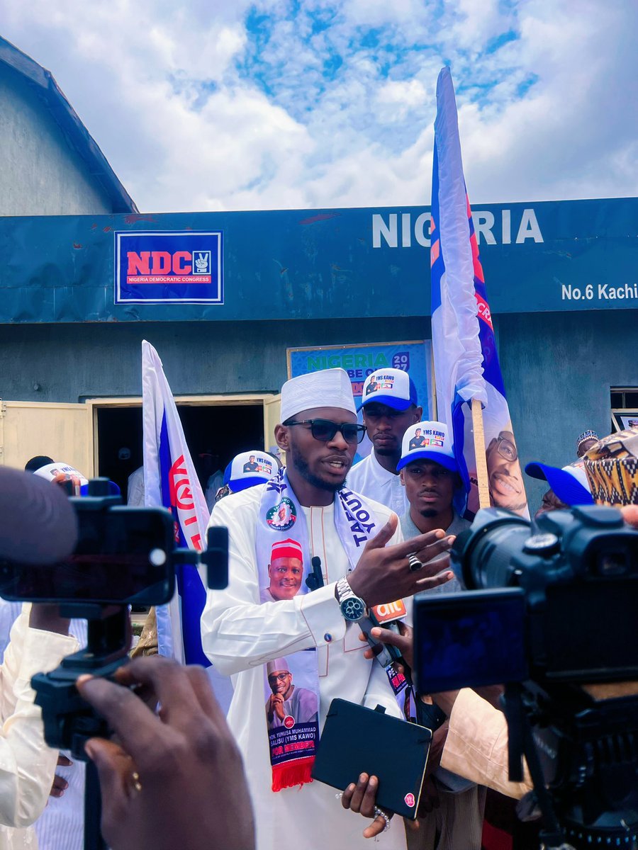 official_YmS's tweet photo. Alhamdulillahi! 🙏✌️ The campaign begins!
Together, we rise for change, progress, and better representation. We are the leaders of today, not tomorrow. ✊🏽
NDC — Service to the People. 🇳🇬 https://t.co/OrEkH0sZZ1