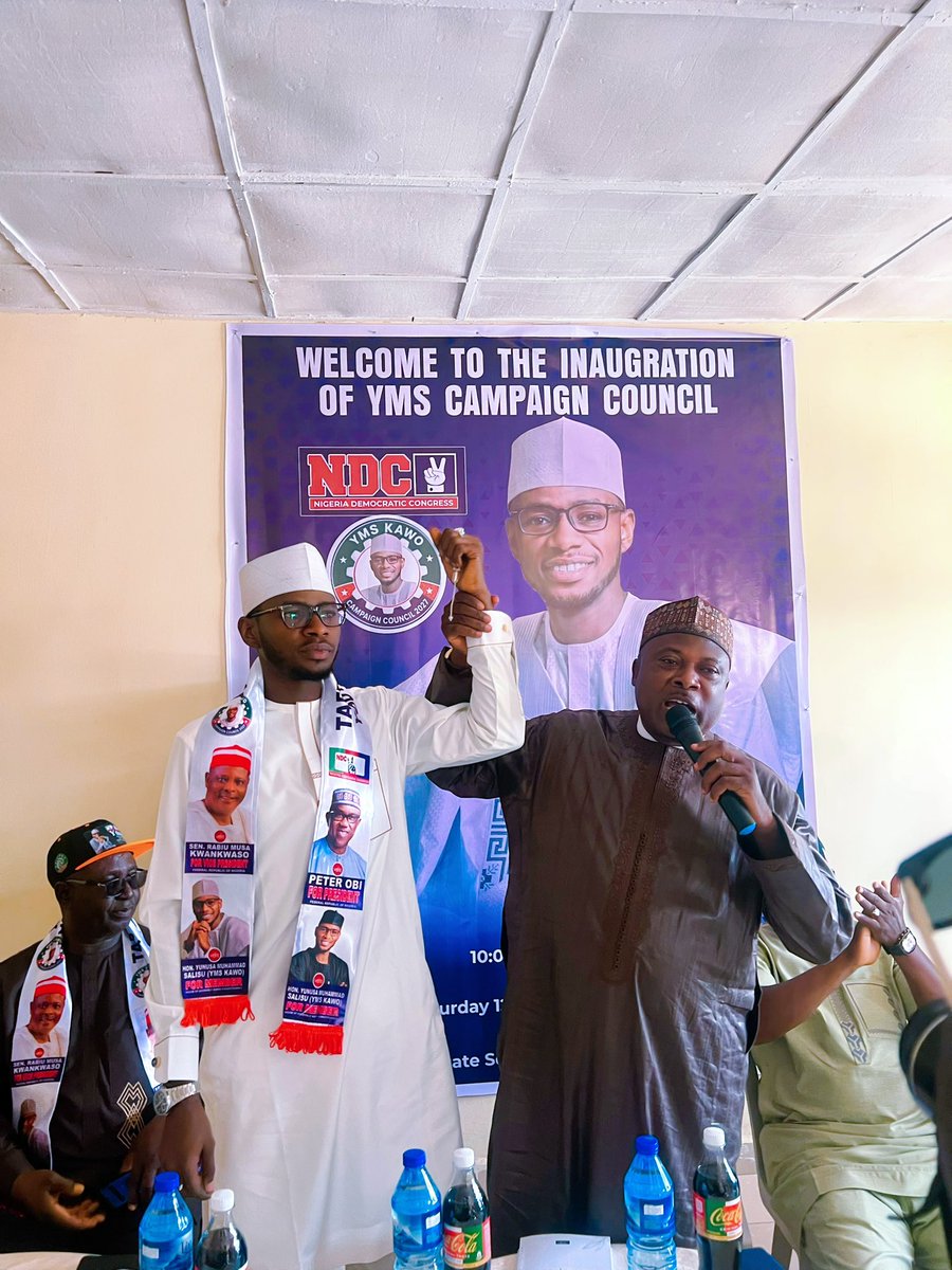 official_YmS's tweet photo. Alhamdulillahi! 🙏✌️ The campaign begins!
Together, we rise for change, progress, and better representation. We are the leaders of today, not tomorrow. ✊🏽
NDC — Service to the People. 🇳🇬 https://t.co/OrEkH0sZZ1