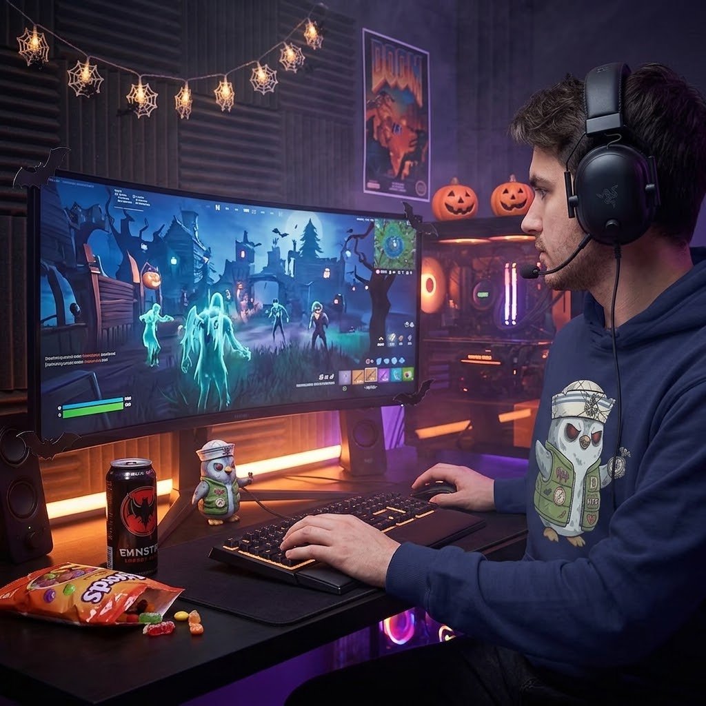 MRiversOfficial's tweet photo. Would you rock this Lil Pudgy Halloween hoodie?

🔥 Yes, need it
🎃 Maybe
🐧 Already ordered

Limited drop live now 👇
https://t.co/06lsfcgCrQ https://t.co/ZQvWrH3TVM