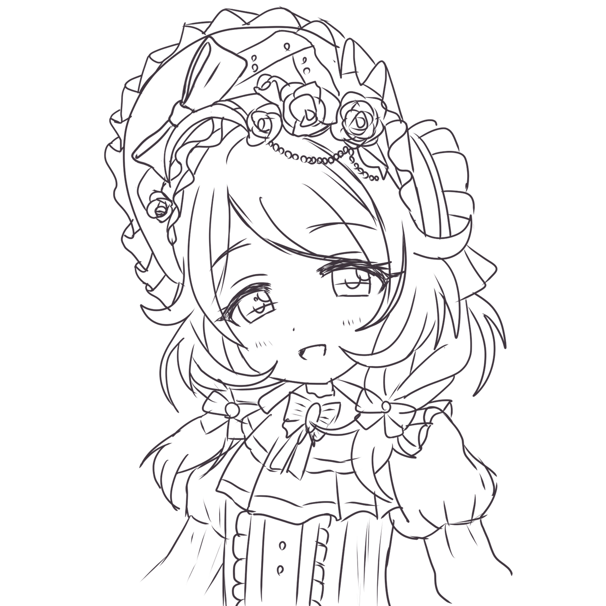 shiolemon219's tweet photo. 装飾多すぎて途中から描くのめんどくなっちゃった https://t.co/yhnRuoEiGU