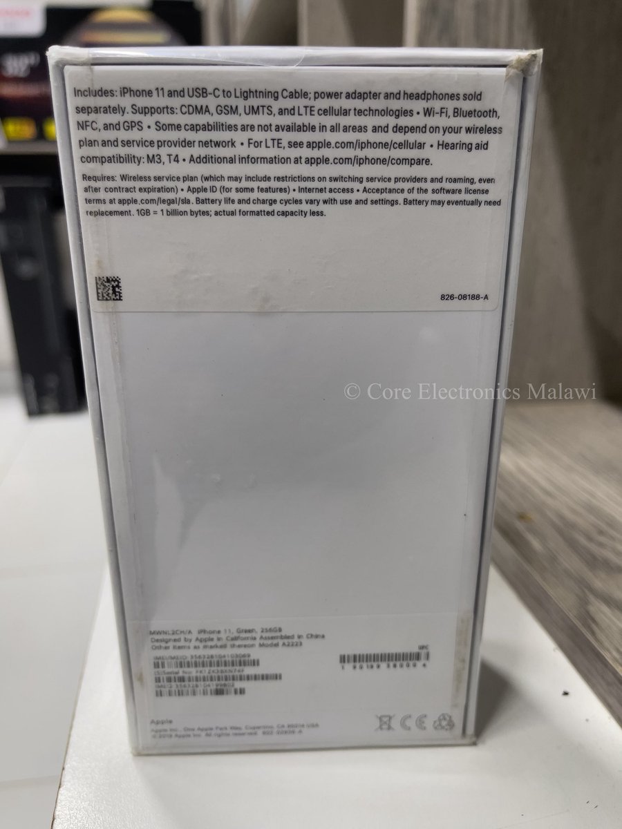 CoreMalawi's tweet photo. Brand New Apple iPhone 11 (Green) | Apple A13 Bionic (7 nm+) | 4GB RAM | 256GB Internal Storage | 6.1” Liquid Retina Display | 3110mAh Battery | Dual 12MP Camera | Face ID | Going at K1,195,000.00 | Contact: ￼0995 47 01 74
#coreelectronicsmalawi #apple #iphone11 https://t.co/Z7V2cQzkq6