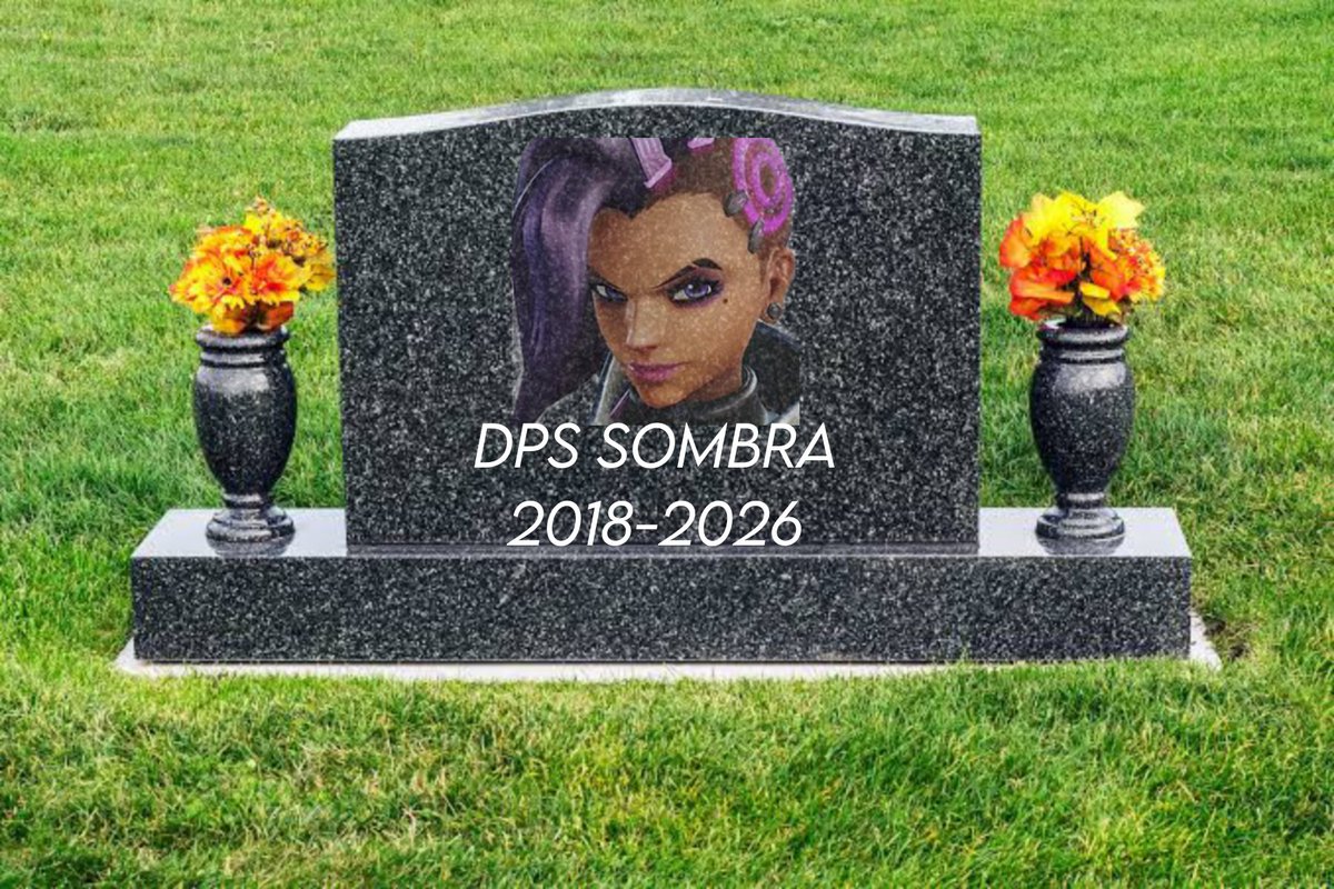 narrrukun's tweet photo. Here lies the body of the most hated DPS in overwatch https://t.co/v8vDlXyevg