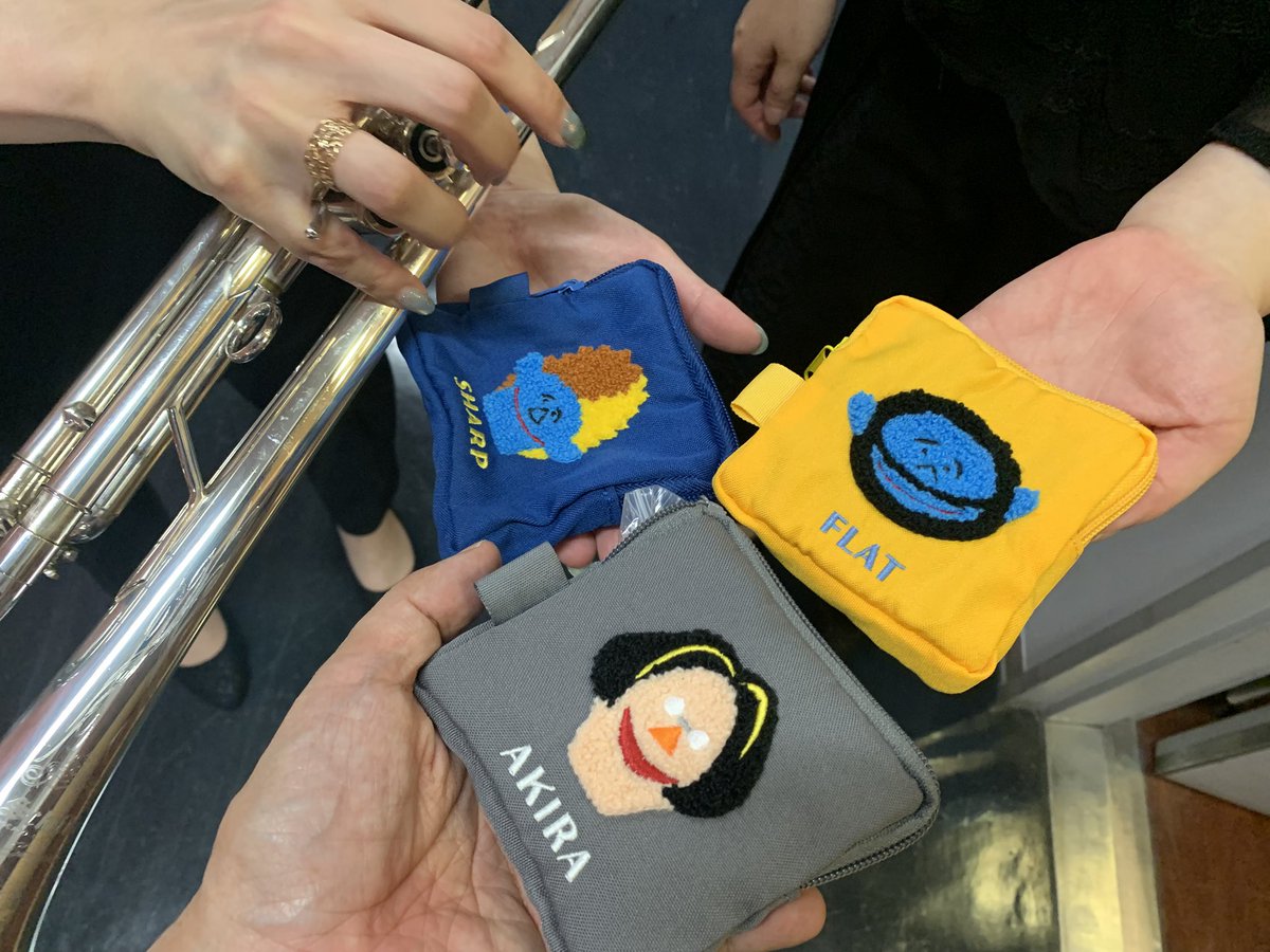 AkiraMiyagawa's tweet photo. ほら、どんどん仲間が増えているよ。クラリネットのスワブ（掃除器具）入れ、トランペットのマウスピース入れなどなど、みんな工夫して使ってくれている。嬉しい。#北九州グランフィル管弦楽団
#クミコとシオリ https://t.co/bCmP5R88cQ