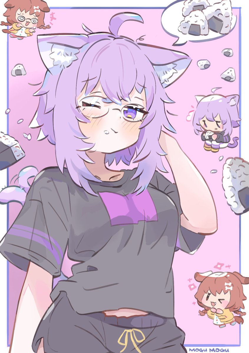 _Smol_Mochi's tweet photo. ꒰🐱🍙🐶꒱ もぐもぐ
#絵かゆ #できたてころね https://t.co/fltZ5oOKka