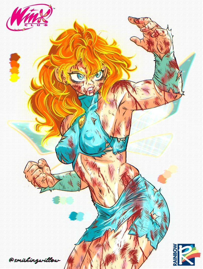 smirkingwillow's tweet photo. My version of Bloom from Winx . #winx #bloom https://t.co/4PZxRkJdd5