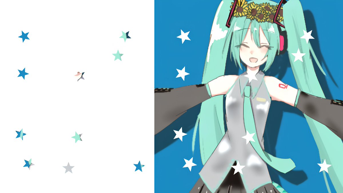 Negi_Dale39's tweet photo. ✨.ﾟ･*..☆.｡.:*✨.☆.｡.:. *:ﾟ #初音ミク https://t.co/FQpQc1qyiR