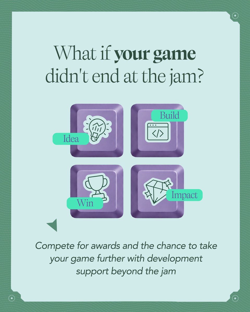 Zoud_ae's tweet photo. Financial literacy is crucial. Let’s make it fun! 

In collaboration with Global Game Jam, Zoud GameLab brings financial literacy and game development together in a global, fully virtual challenge.

Participants will have the chance to compete for funding and prizes, with support to take the strongest games further beyond the jam.

Got an idea? Make it playable.

For more details about participation requirements, visit: 

https://t.co/xneml0Y1Ln

#Zoud #ZoudGameLab