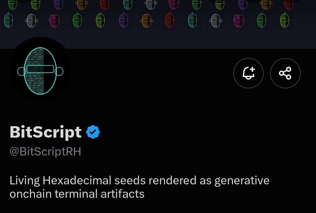 KingmilesCe's tweet photo. Early find @BitScriptRH

Freemint Mint
SUPPLY: 4,096
CHAIN: Robinhood

a collection where the artwork and the system are built around the same underlying language

Follow them 
Like &amp; RT
Comment your wallet https://t.co/nMvomp89Ca