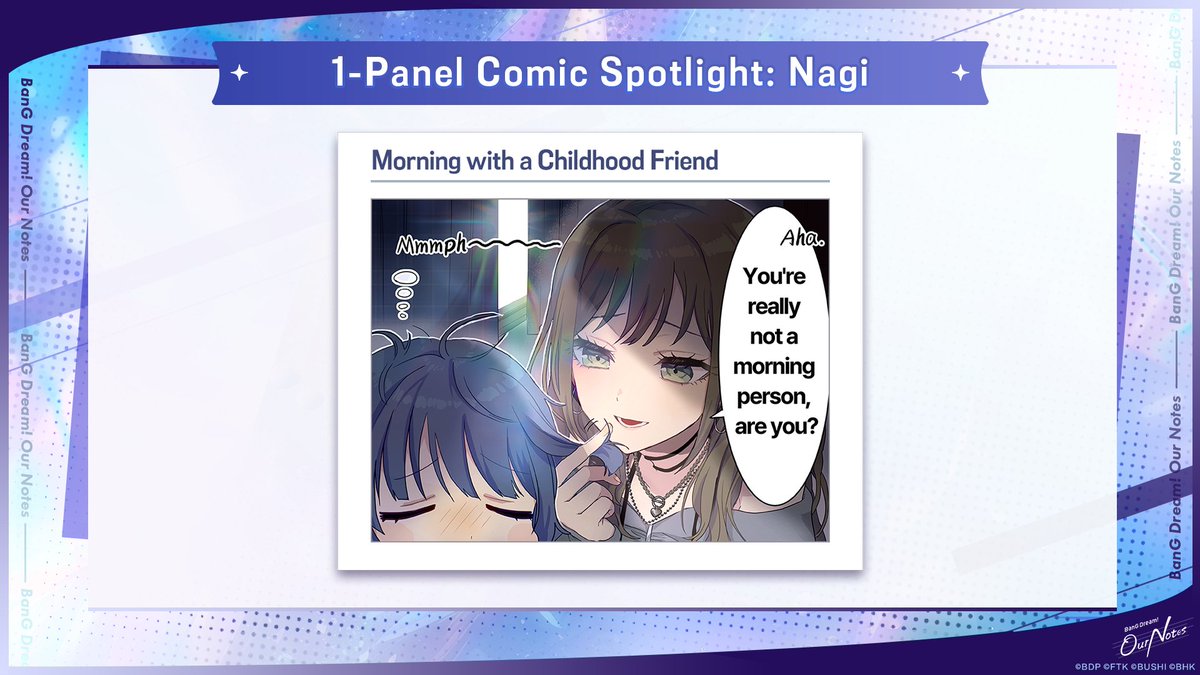 bangdreamon_EN's tweet photo. 1-Panel Comic Spotlight ④ 🎨🎉
"Morning with a Childhood Friend"
Art by 毛魂一直線(@moukonzenmetsu)
#BanGDream #OurNotes #OurNotes0924 https://t.co/SdFFgXfGhP