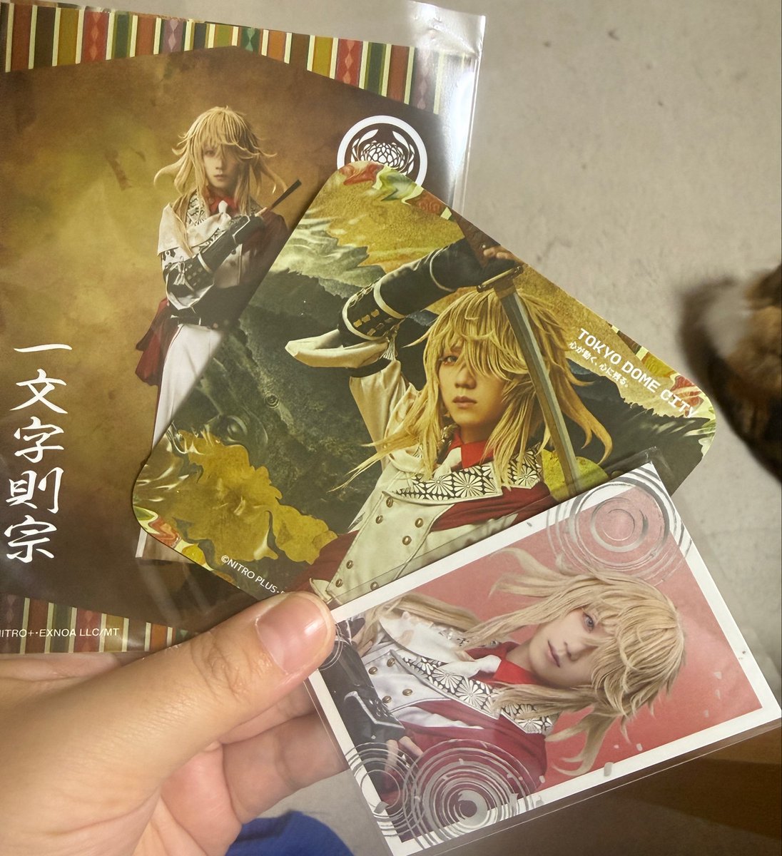 manmaruu0728's tweet photo. 一文字則宗のアクスタはゲットできなかったけど、コースターは姉のお陰でゲット✨

良き😚 https://t.co/vbBuYCLGCI