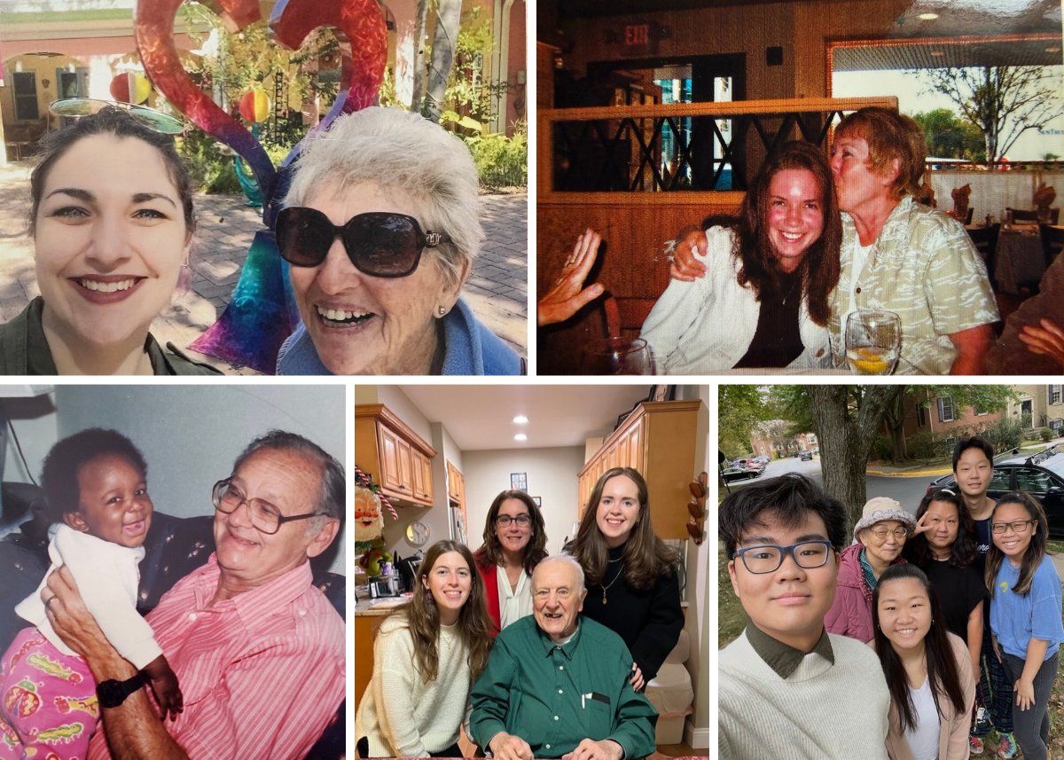 NCOAging's tweet photo. A grandparent's love lasts forever. 💙 

Today's #GrandparentsDay, but every day is a great day to celebrate the people who've shaped our lives! NCOA staff shared their favorite photos with their grandparents and we're happy to share some of those memories. https://t.co/wkNrb3jBrm