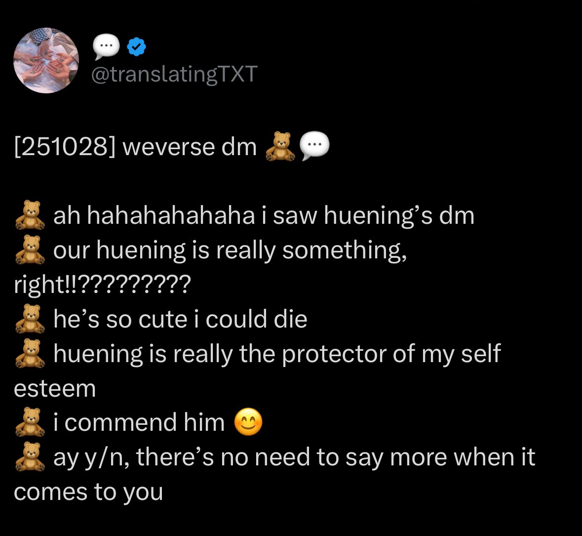 giakiyo's tweet photo. can we talk abt kai writing a whole ass love letter abt beomgyu and him gushing abt kai right back?? i think we as a society need to become more beomkai pilled https://t.co/yBiJ0IYo4F