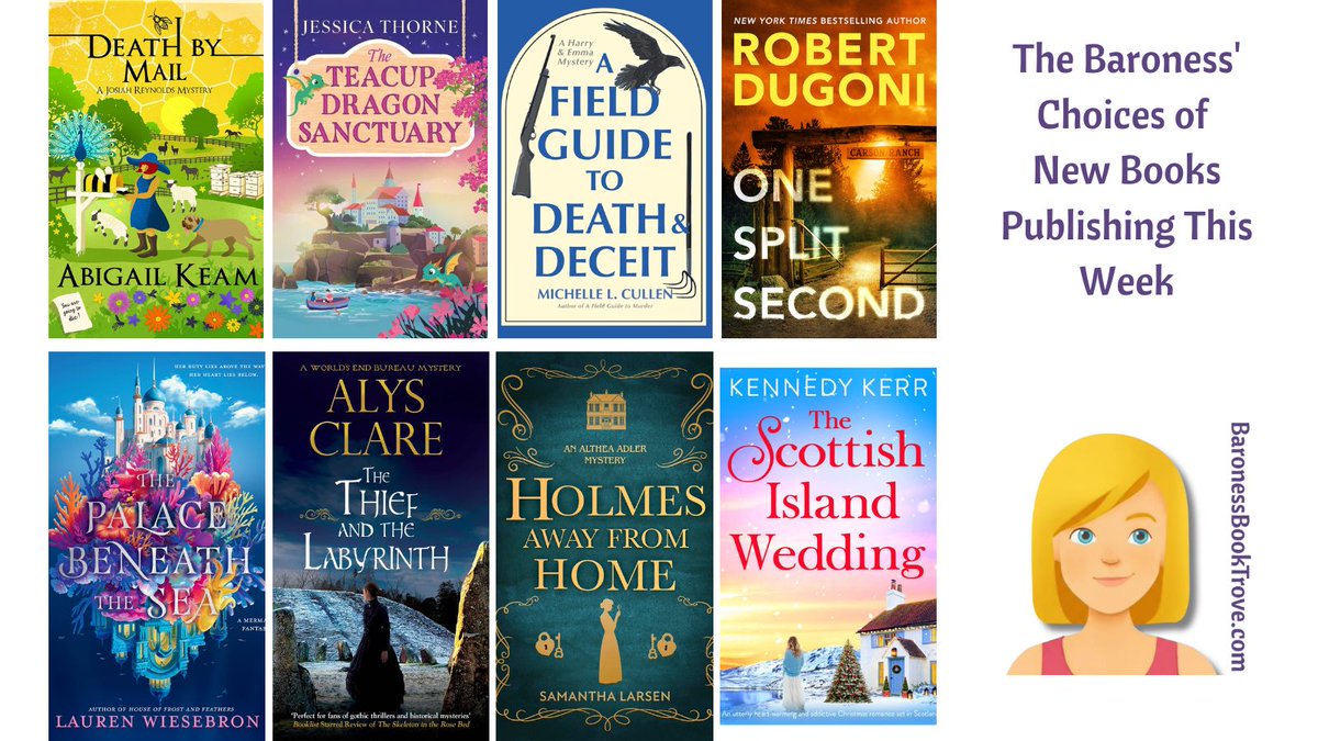 baronessbt1's tweet photo. Hello! Here are my choices for #newreleases for the 38th Week of the year. I will reply with the authors. #cozycraftsandhobbiesmystery #romanticfantasies #cozymystery #policeproceduralmystery #historicalpimystery #historicalmystery #holidayromance 

https://t.co/TclPupAJdC https://t.co/IuADAPyiug