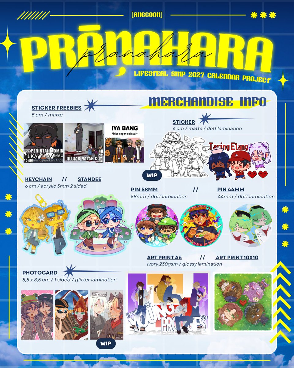 AngkringanGoon's tweet photo. The 2027 Lifesteal SMP 'Prāņahara' Calendar Rerun is now open for PO! Local (ID) and International mail orders are welcomed to order🌺 

📆: 13th - 20th September
📌: Available PO/OTS (limited) for #CF23
 
🔗 Link in reply!
#lifestealfanart #lifestealsmp #comifuro23catalogue https://t.co/xHnszr5NlH