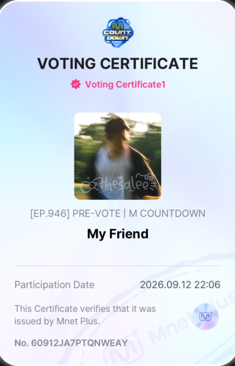 thesalee3's tweet photo. วันนี้ใครยังไม่ได้โหวต แวะไปกดให้คุณมาร์คกันหน่อยน้า 🩵🐯

🐽PRE-VOTE | M COUNTDOWN

📎 https://t.co/htzvxY36dY

📅 โหวตได้ถึง 15/09 เวลา 21.59 น.
📱 1 เครื่อง กดโหวตได้ 5 ครั้ง/วัน

เข้าไปดูแอดแป๊บเดียวก็โหวตได้แล้ว 
อย่าลืมเข้าไปโหวตให้เปี๊ยกกันน้าา 🥹🩵

#โหวตมาร์คลี #มาร์คพึโหวต
#VoteForMark #VoteForMarkLee