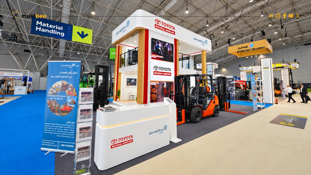 mustbeesa's tweet photo. @logistic_saudi @SaudiTransport @SalehAlJasser @reccksa @Aljeriksa @ALJ_Enterprises @TIC__sa #SaudiWarehousingLogisticsExpo #ExhibitionDesign #BoothDesign #LogisticsSector #SupplyChain #Warehousing #Vision2030 https://t.co/c8TcP1n2qj