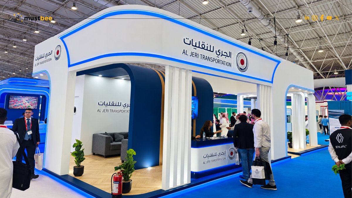 mustbeesa's tweet photo. @logistic_saudi @SaudiTransport @SalehAlJasser @reccksa @Aljeriksa @ALJ_Enterprises @TIC__sa #SaudiWarehousingLogisticsExpo #ExhibitionDesign #BoothDesign #LogisticsSector #SupplyChain #Warehousing #Vision2030 https://t.co/c8TcP1n2qj