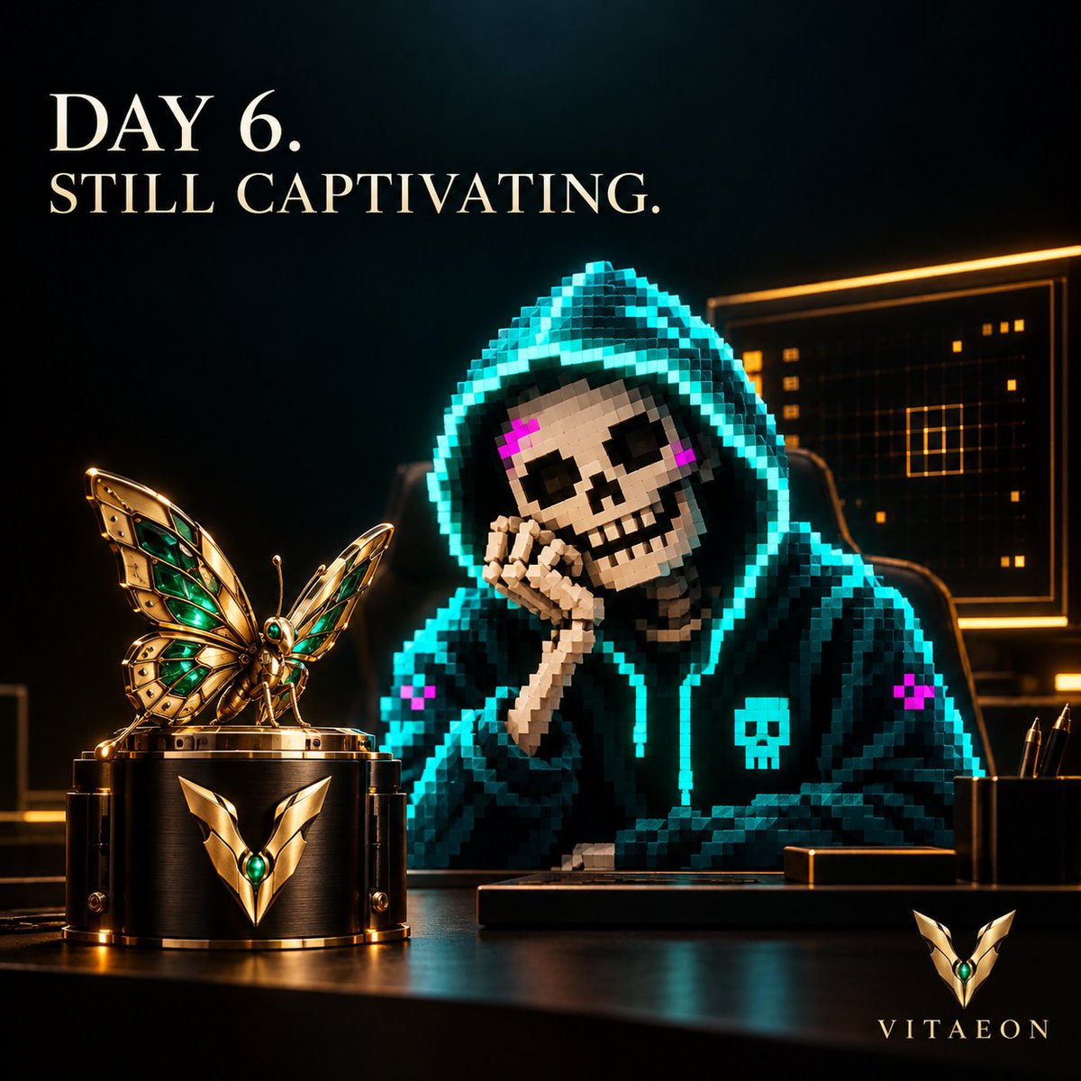 VitaeonNFT's tweet photo. @rektguy Day 6 and the drama keeps delivering 🔥 Love what you’re building, rekt fam! rektguy NFT holders get free VITAEON FCFS mint eligibility. Snapshot the day before launch—first come, first served while supply lasts. https://t.co/zLiPuqFX5C