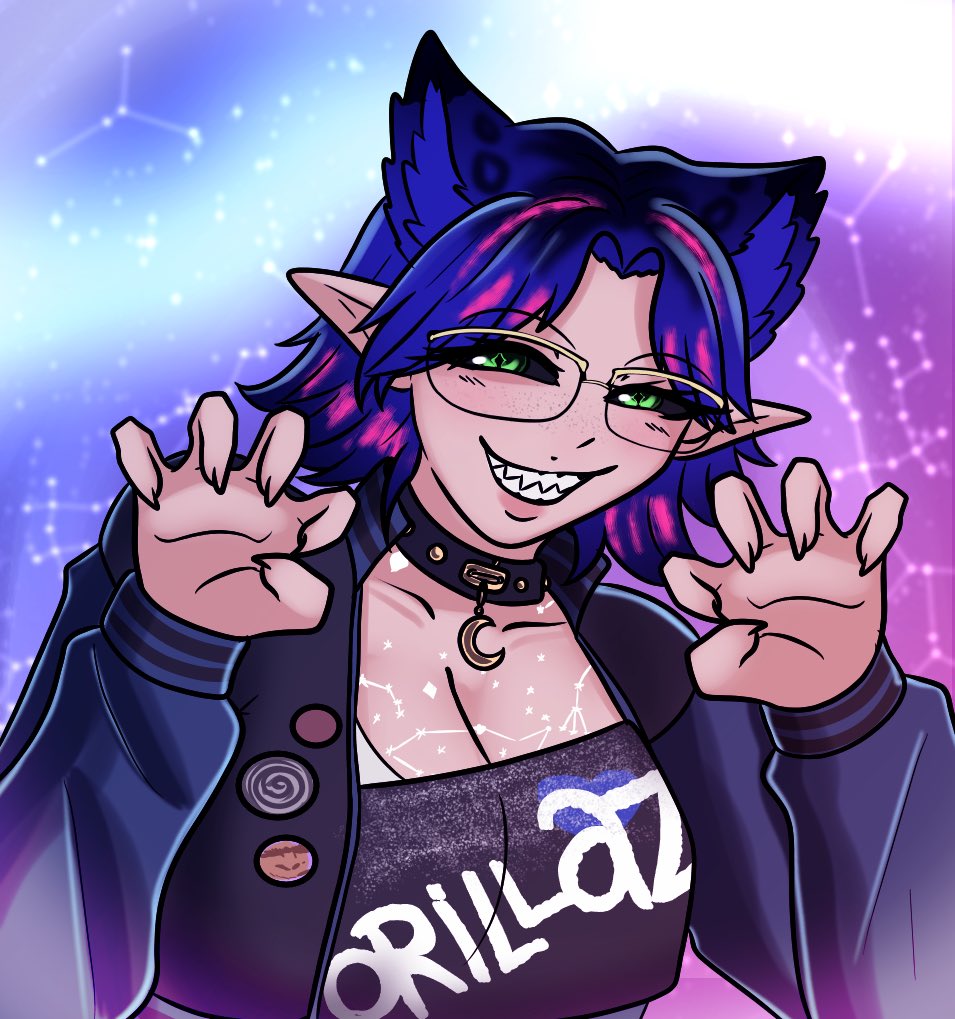 Xo_LunVR's tweet photo. Mais La Cher!!
New art by the lovely Whitepulse~! 

Cannot say how much I like these, thank youuuu~! https://t.co/th235yljk1