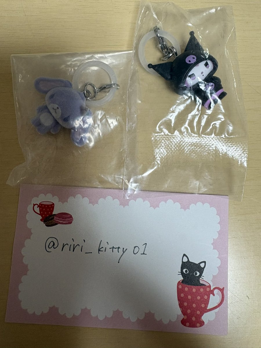riri_kitty01's tweet photo. 譲 solidクロミ 
   シュガバニブルーベリーうさ

求 キティめじるし

難波手渡し、郵送希望です！📮𓈒𓂂𓏸

サンリオsolid&amp;cool styleめじるしアクセサリー
シュガーバニーズふわふわめじるしアクセサリー https://t.co/iZ2zEyYciR