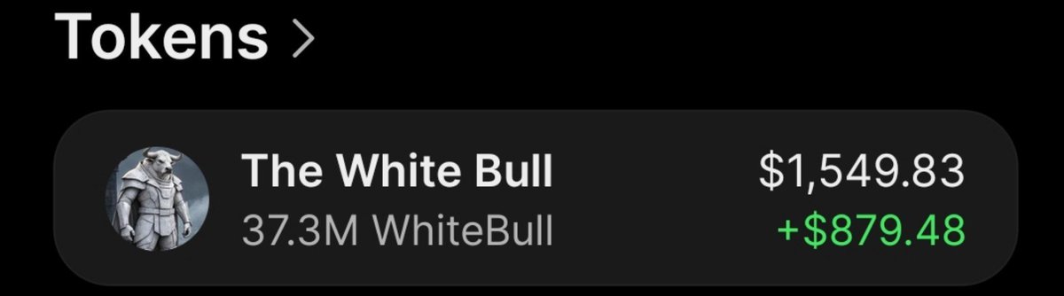 MoonSniper__'s tweet photo. $WhiteBull Is maxing good on my alpha tg
Congrats Team alpha 👏
⛓️ #Solana #memecoin #CryptoTrading https://t.co/Bp8wSgkL9z