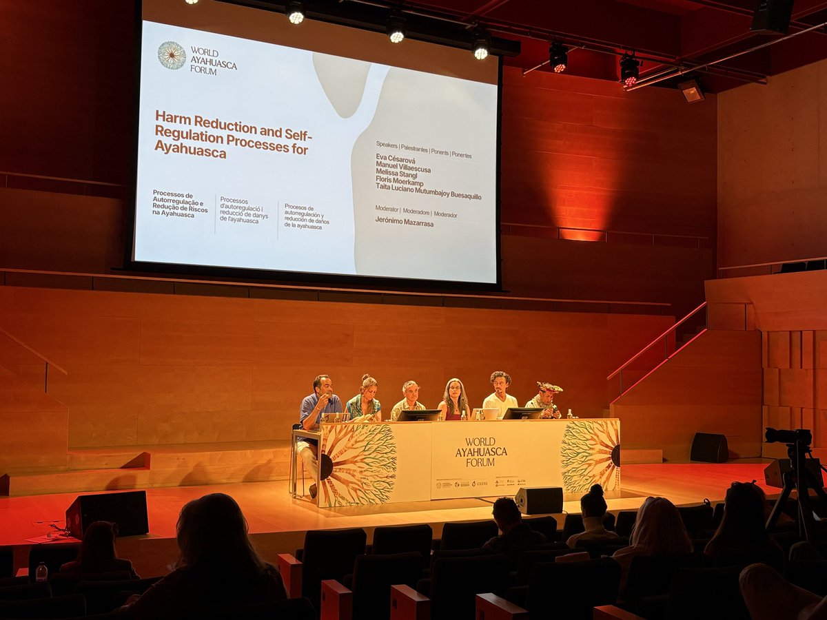 PoliticasDrogas's tweet photo. Harm Reduction and Self Regulation Processes for Ayahuasca a Girona https://t.co/Ct8lDnCvwT