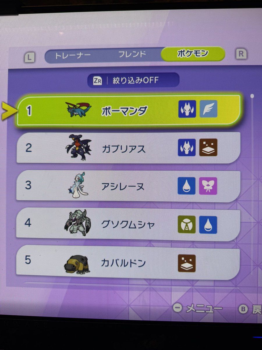 Aoyuu_1's tweet photo. 今までガブ以外のポケモン1位になったことってなかったよな？ https://t.co/GGGxHOWHjB