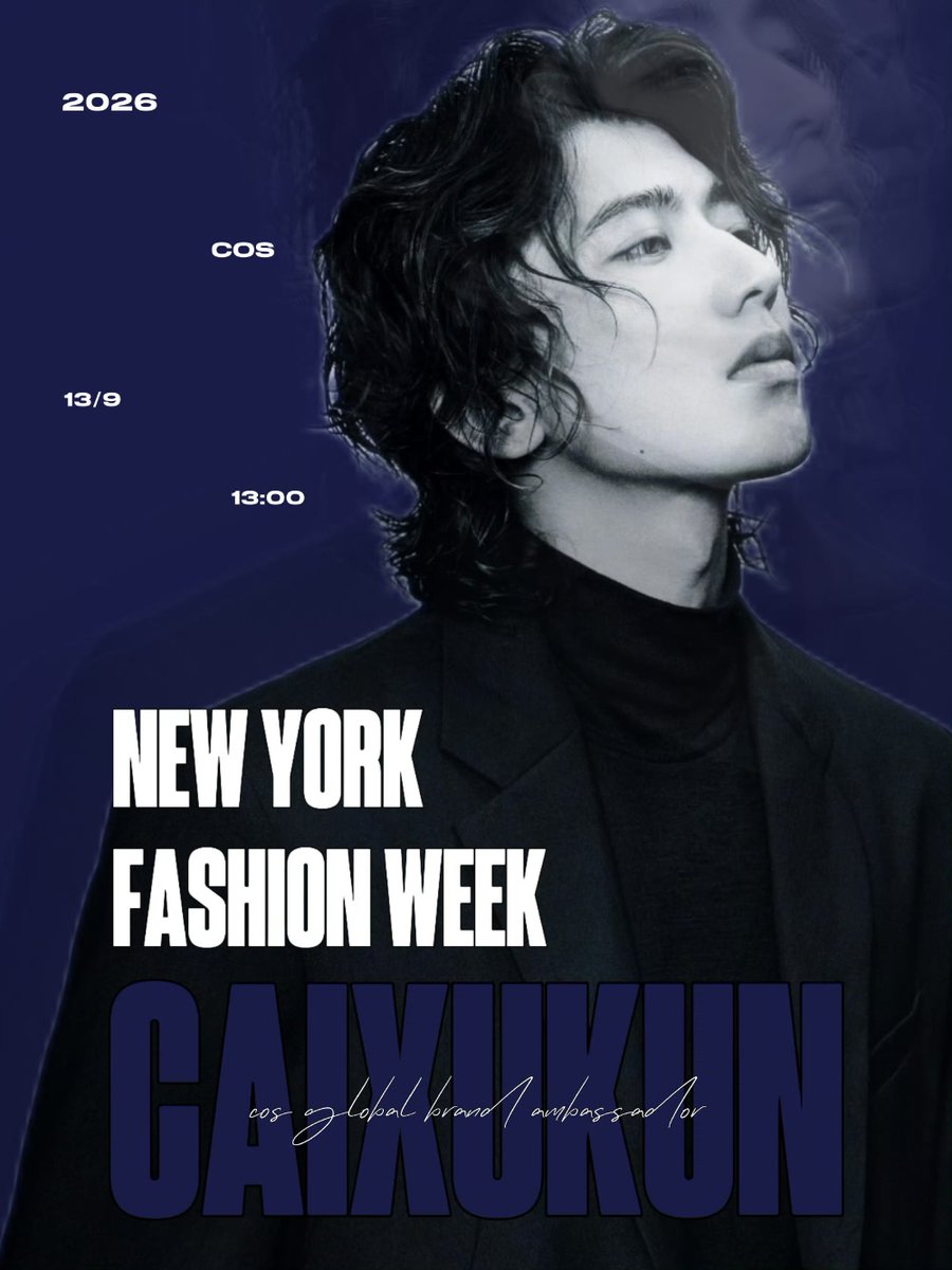 Oonac188653's tweet photo. The excitement keeps growing day by day. Fashion week hasn’t started yet, but the expectation never fades away.

KUN at New York Fashion Week
#KUN #COS #KUNxCOSAW26
@kun_officialx https://t.co/L7zZ86Tsit