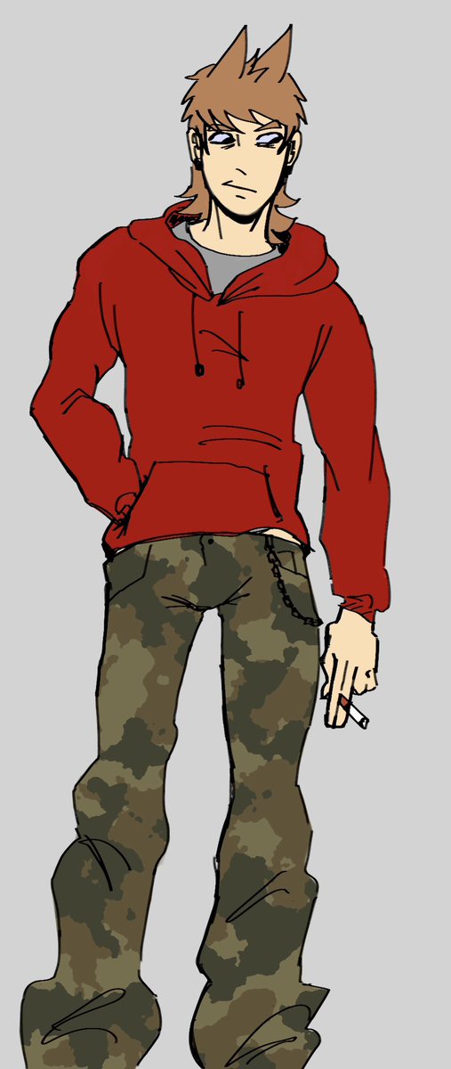 Ash_here_hi's tweet photo. Sneak peek of a lil toon prob will post tomorrow too tired to tell if it looks good 
#tord #eddsworld https://t.co/04aNs1G0ig