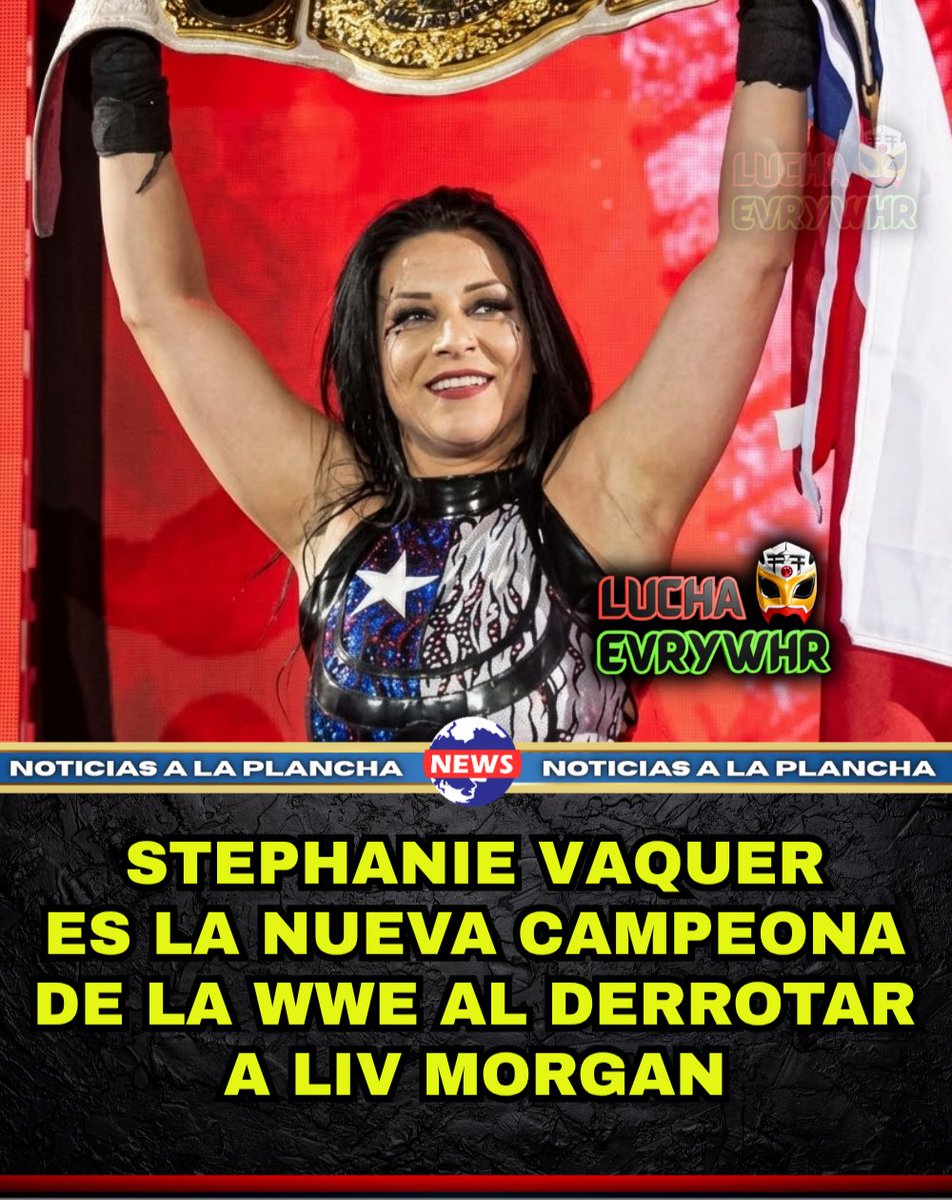 LuchaEvrywhr's tweet photo. ⚜️CHILE ESTÁ DE FIESTA⚜️

Síguenos en nuestra cuenta de Instagram ⬇️⬇️⬇️
https://t.co/3wV289gepb

#wwe #stephanievaquer #chile #wrestling #luchalibre https://t.co/IYjDbuCl4W