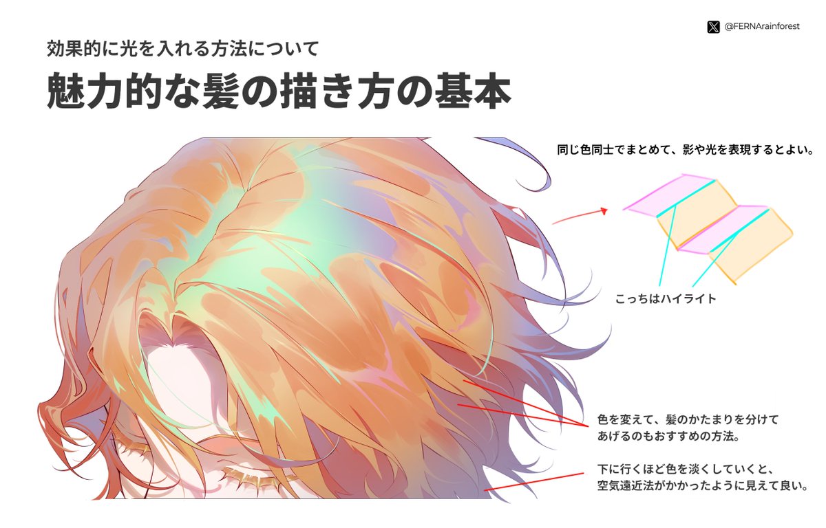 FERN_rainforest's tweet photo. 人気順✨お絵かき講座🖌️ https://t.co/X4fJf9iIF2