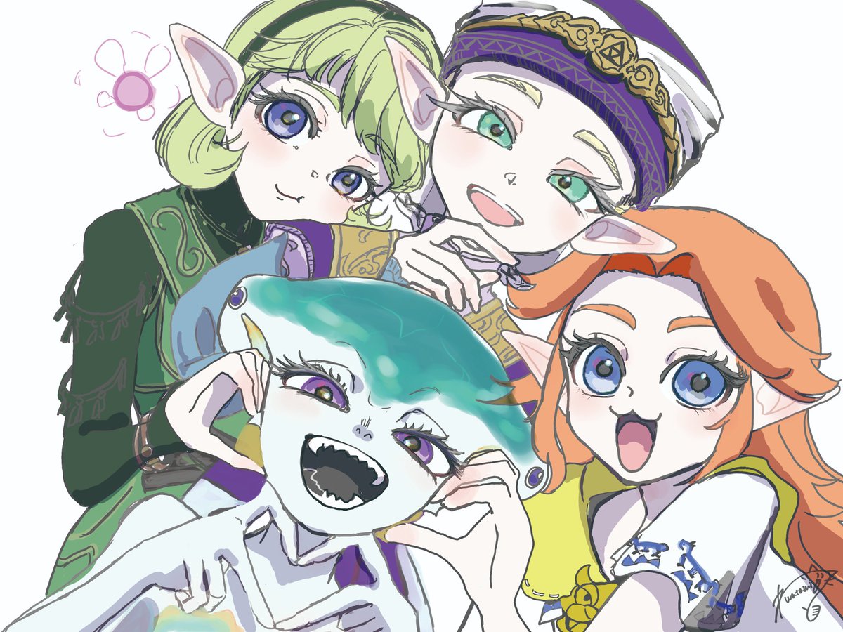 WatamiWato1230's tweet photo. 誰が好き？
＃Zelda https://t.co/YJkeatNe2d